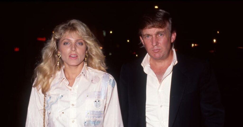 Donald Trump and Marla Maples tied the knot in December 1993 (Image source: Twitter)