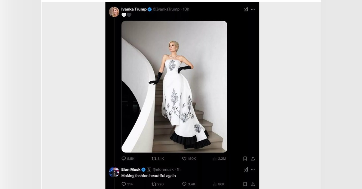 Ivanka Trump picture on X.Com