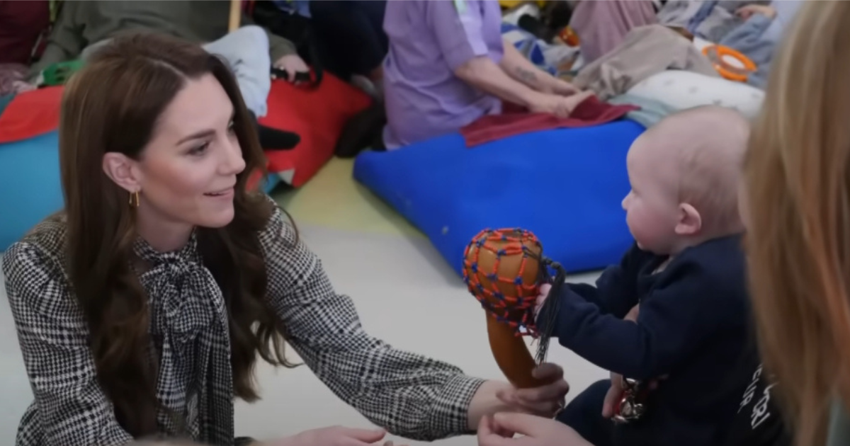 Kate's visit to the hospice in Sully on January 30th