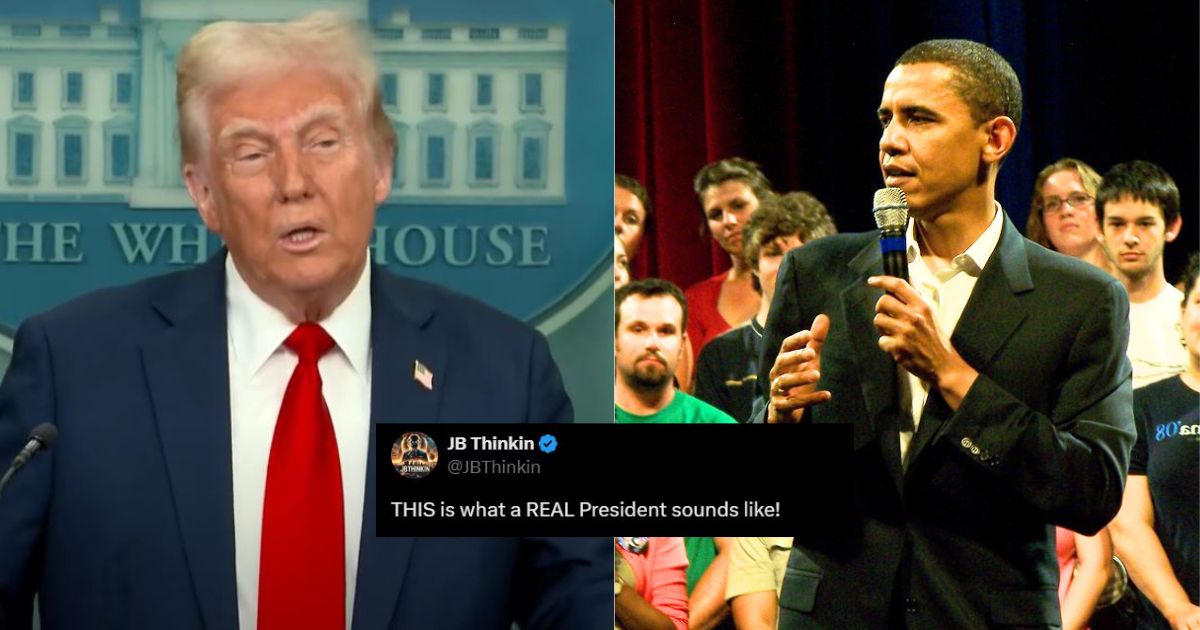 Donald Trump and Barack Obama