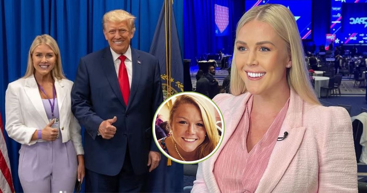 Karoline Leavitt and Donald Trump