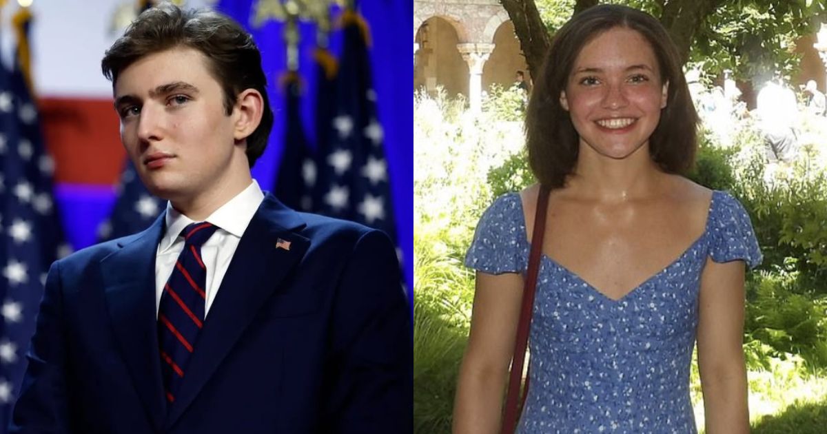 Barron Trump and Kaya Walker