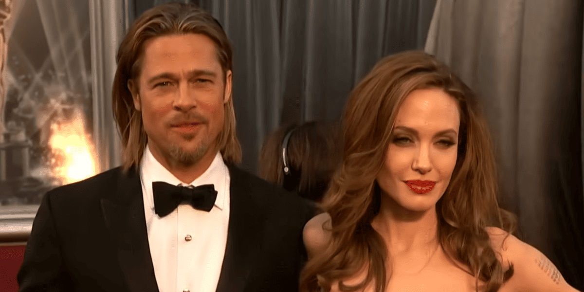 Brad Pitt and Angelina Jollie 