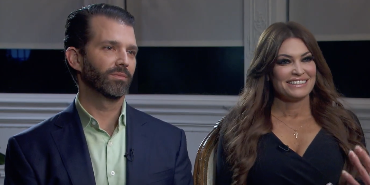 Donald Trump Jr and Kimberly Guilfoyle