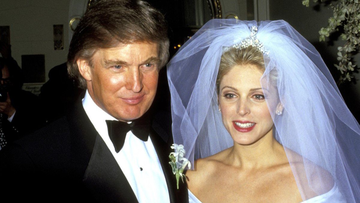 Donald Trump and Marla Maples