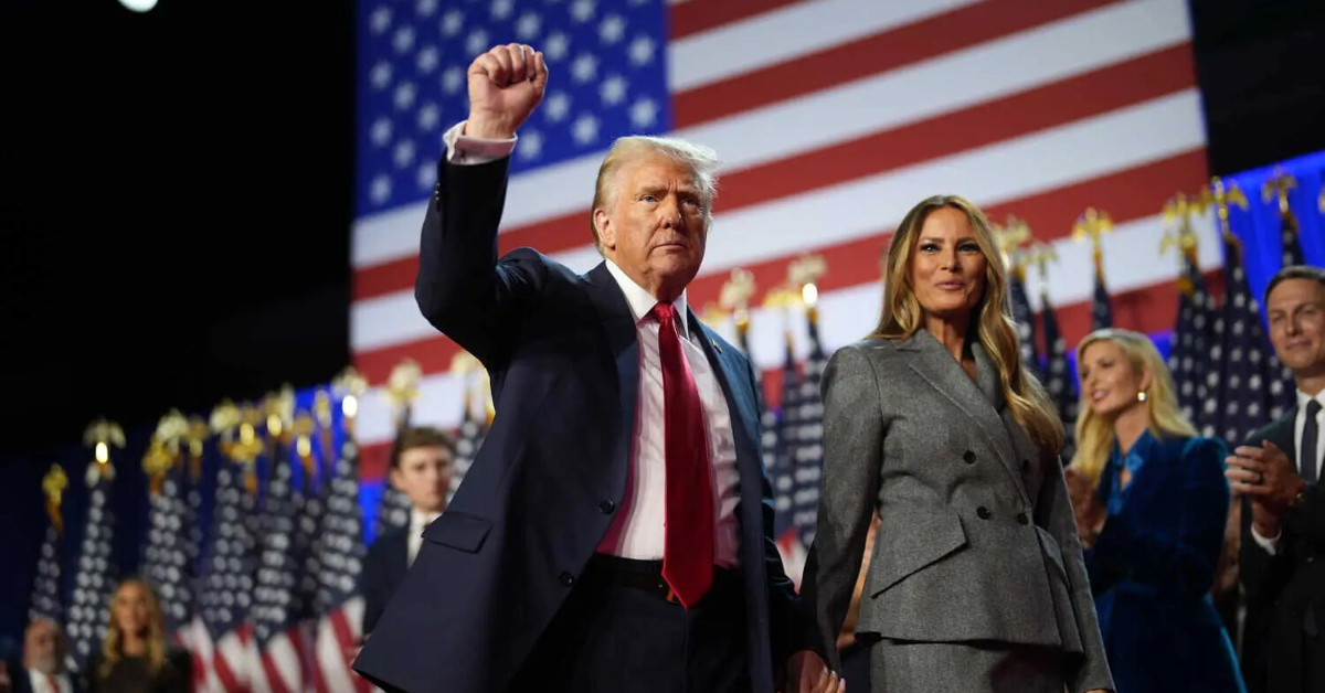 President Donald Trump and First Lady Melania Trump.