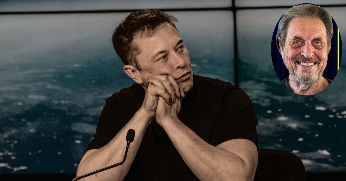 Elon Musk and (inset) his father Errol Musk