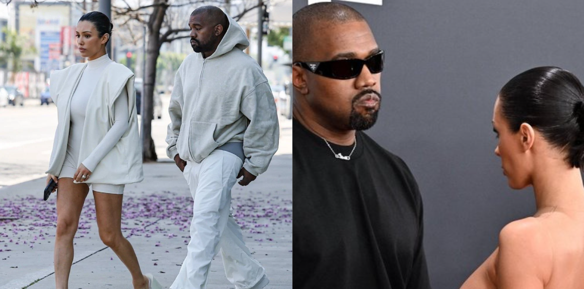Kanye West and Bianca Censori.