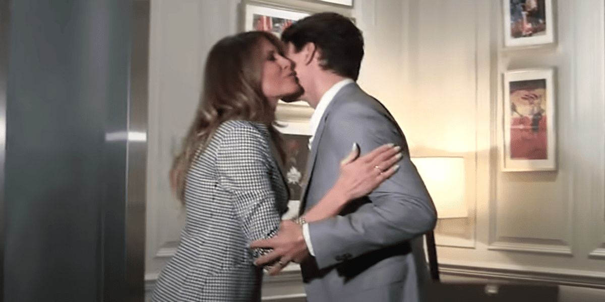Melania Trump and Justin Trudeau