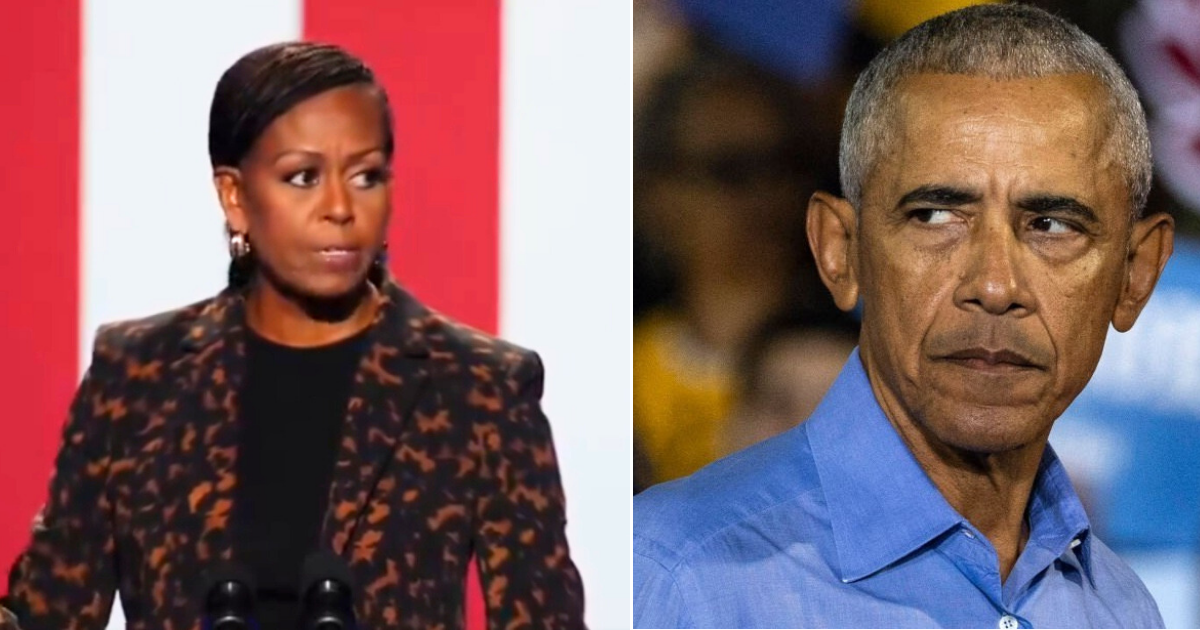 Michelle Obama and Barack Obama