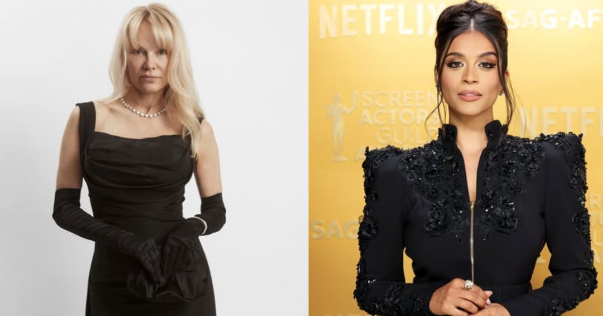 Pamela Anderson (Instagram|@pamelaanderson) and Lily Singh (Instagram|@lilly)