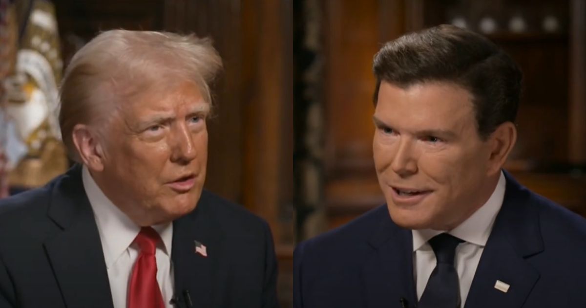 Donald Trump and Bret Baier