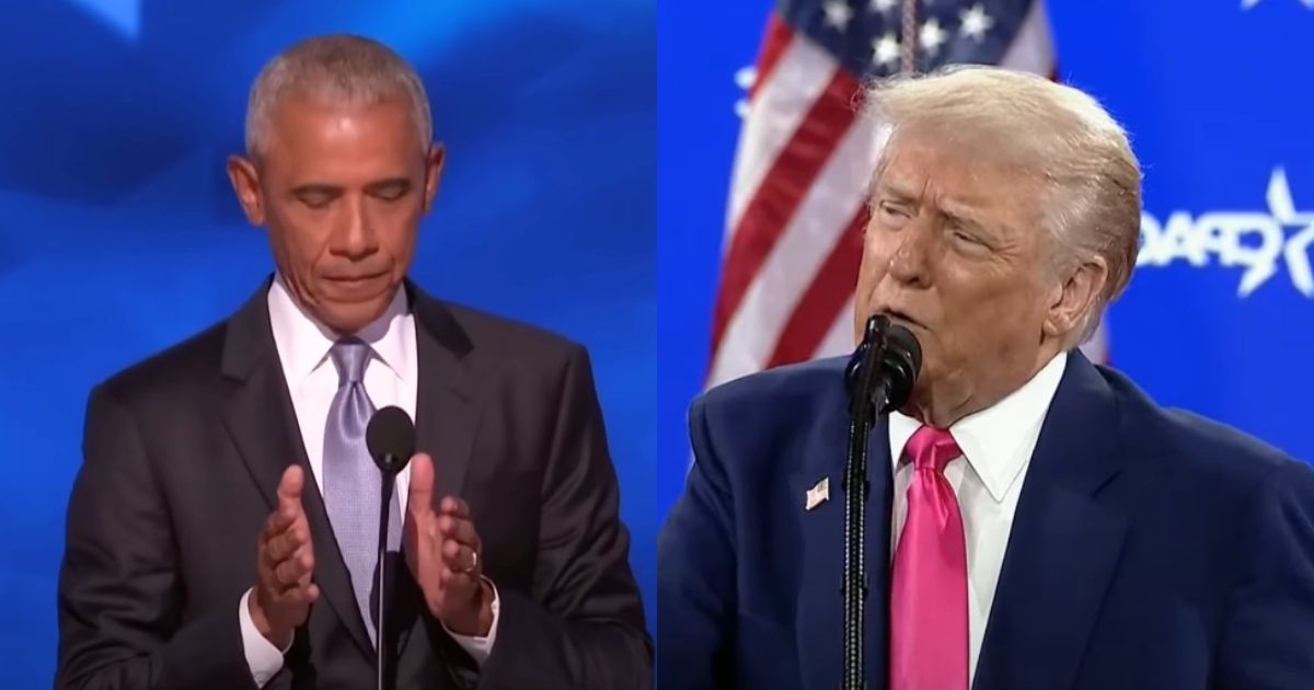 Barack Obama and Donald Trump