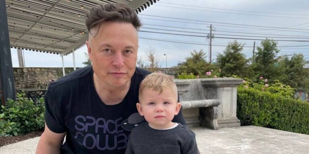 Elon Musk with son X Æ A-Xii