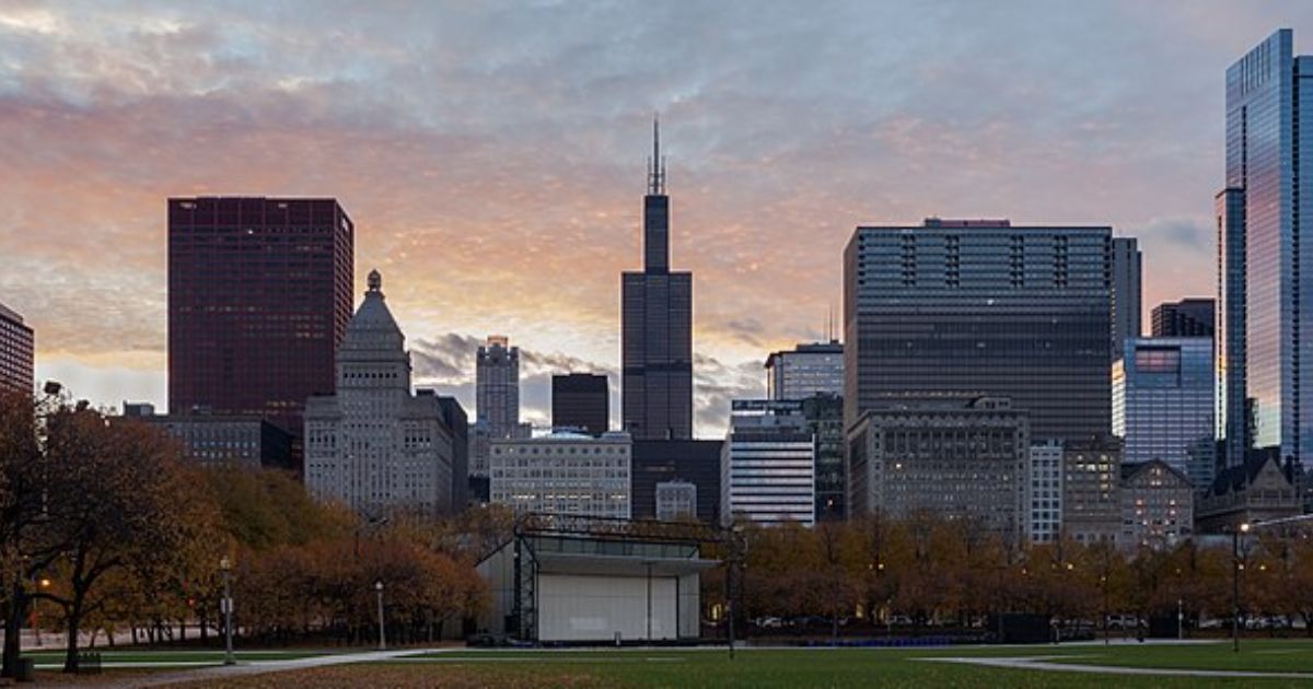 Chicago Skyline, Chicago, Illinois, USA