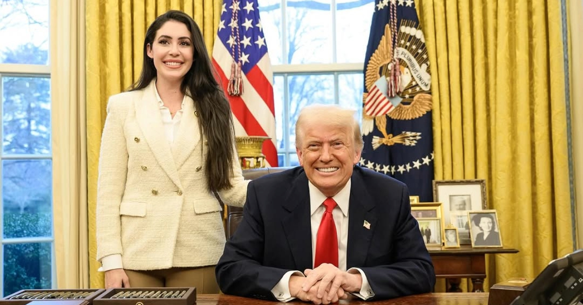 MAGA Rep Anna Paulina Luna and President Donald Trump.