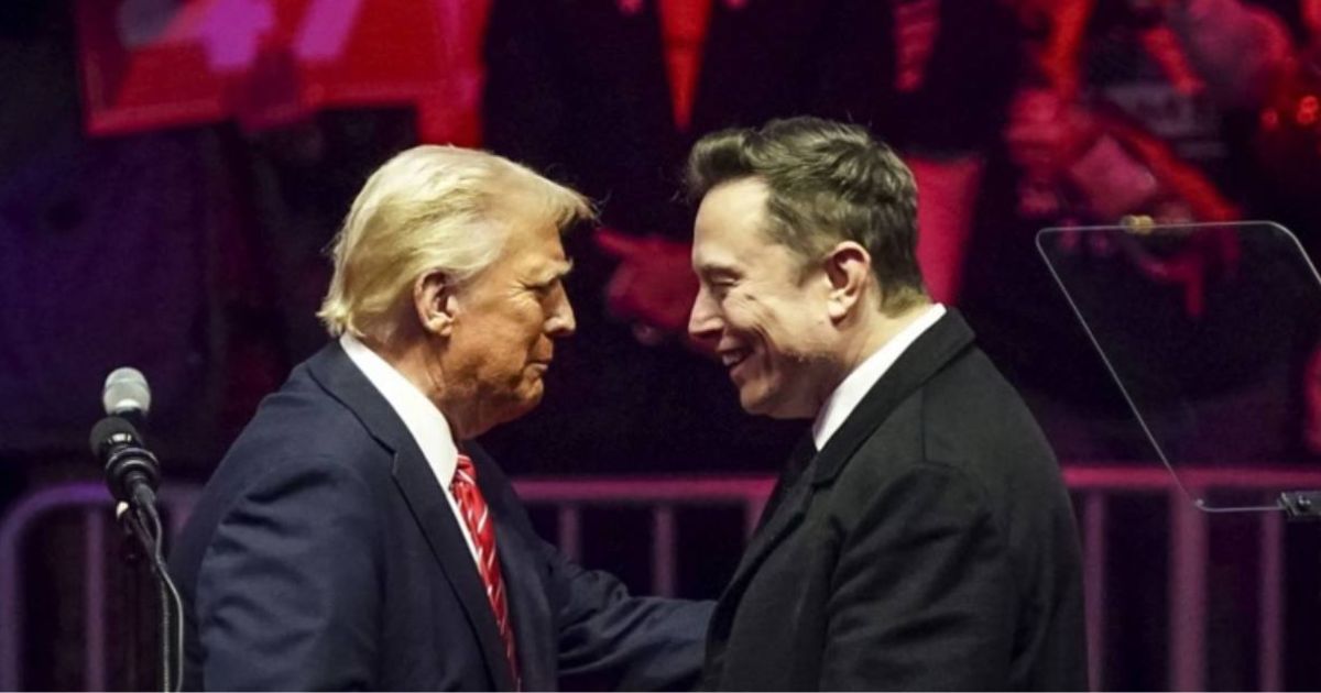 Donald Trump and Elon Musk at an event
