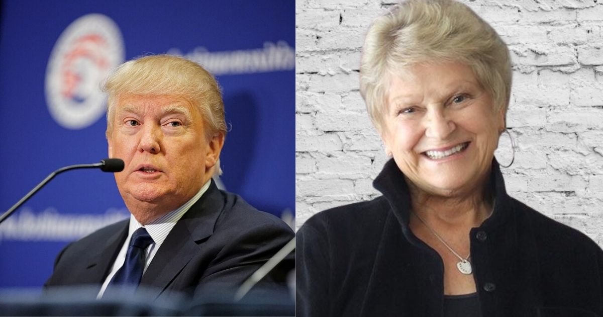 Donald Trump is disgruntled upon his ill-drawn portrait hanging at Colorado State Capitol drawn by artist Sarah Boardman