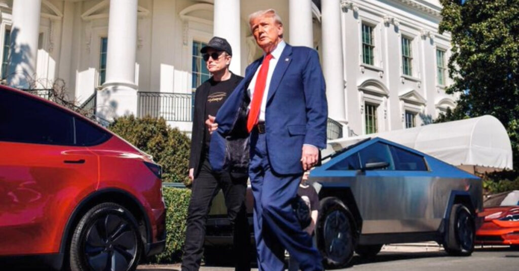 Donald Trump and Elon Musk.