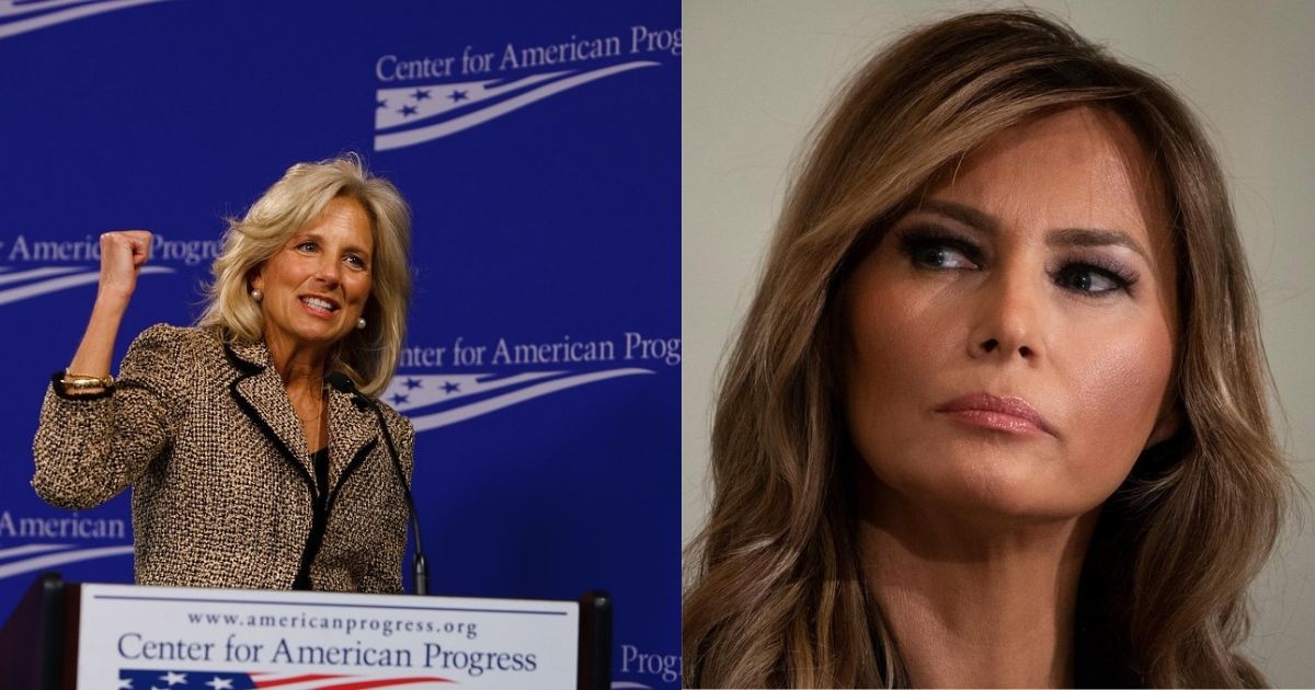 Jill Biden Melania Trump