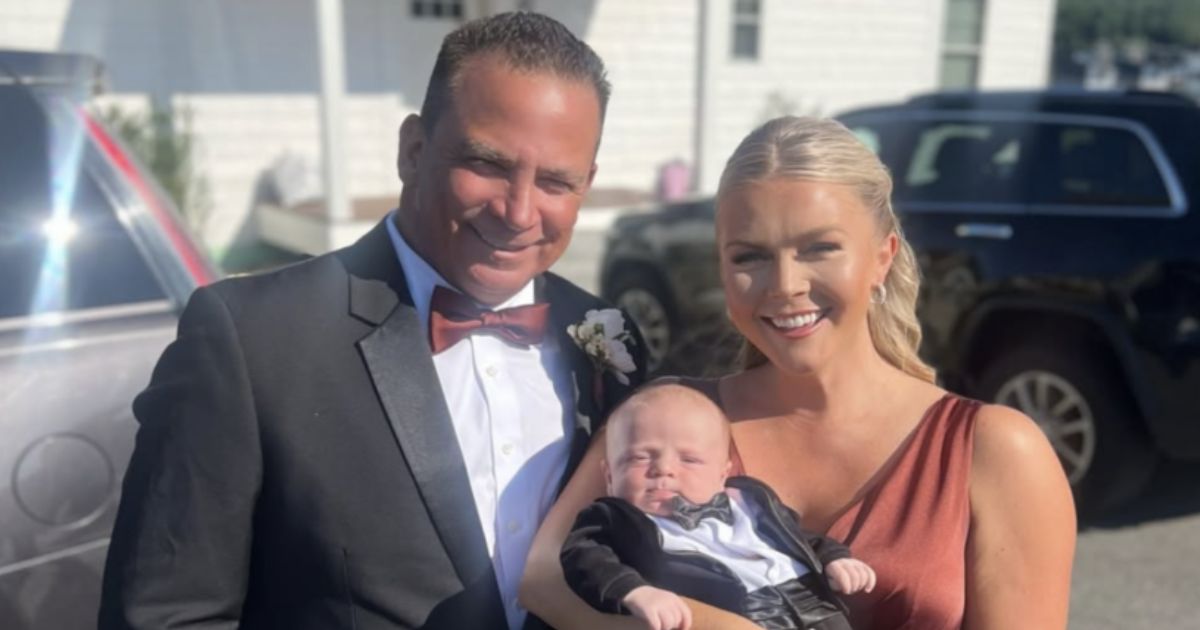 Karoline Leavitt with her husband Nicholas Riccio and baby Niko