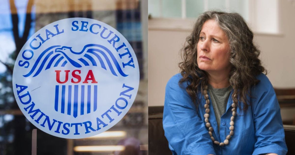 Social Security Administration logo (Photo by Timothy Valentine, March 8, 2019-—via Flickr) and older women who have been given benefits in times of hardship. (Instagram|@socialsecurity)