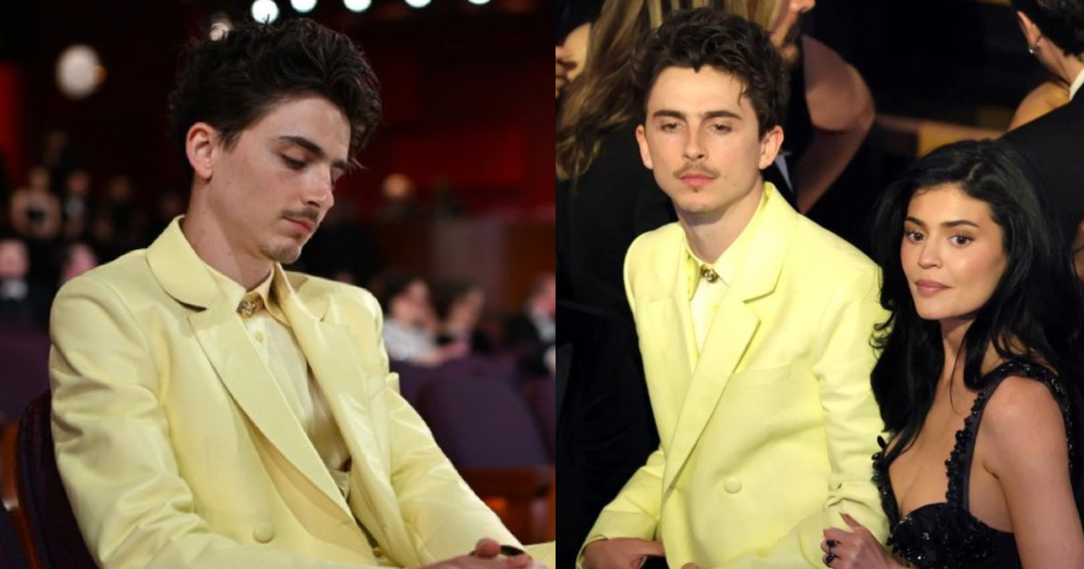 Kylie Jenner and Timothee Chalamet at the 2025 Oscars