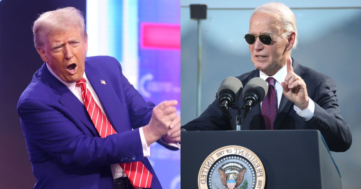 Donald Trump and Joe Biden