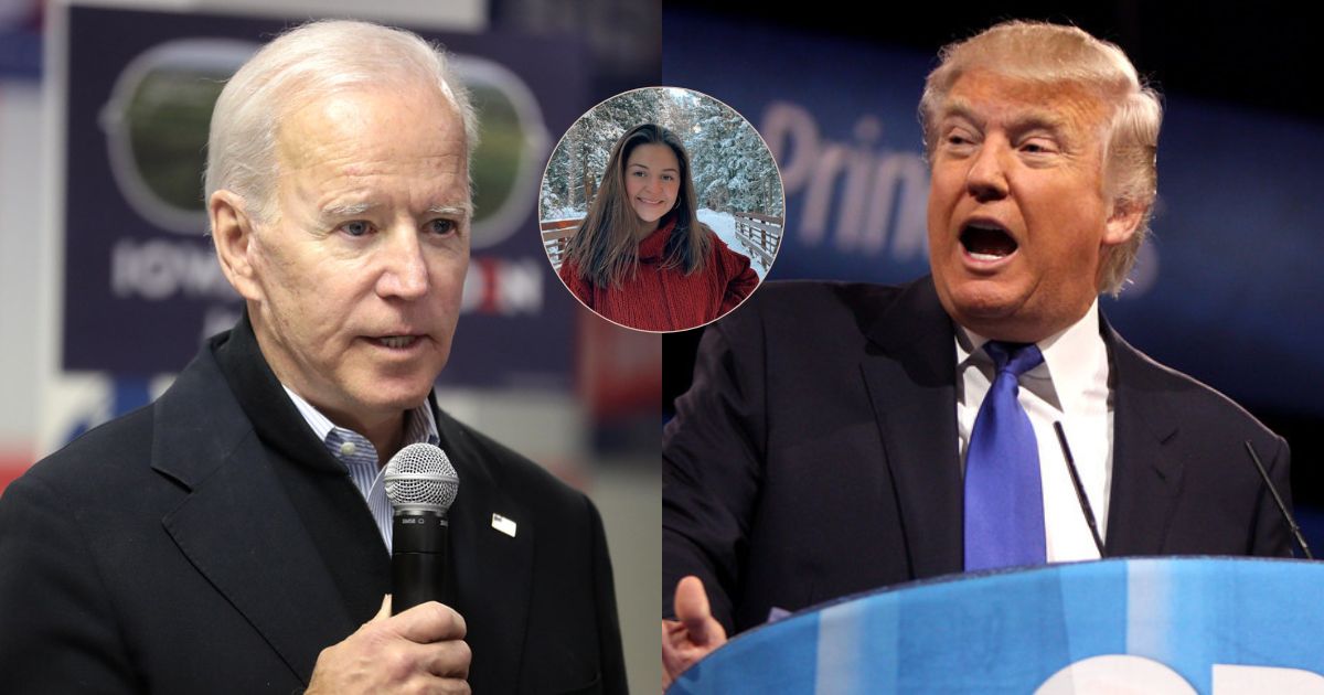 Joe Biden, Laken Riley and Donald Trump