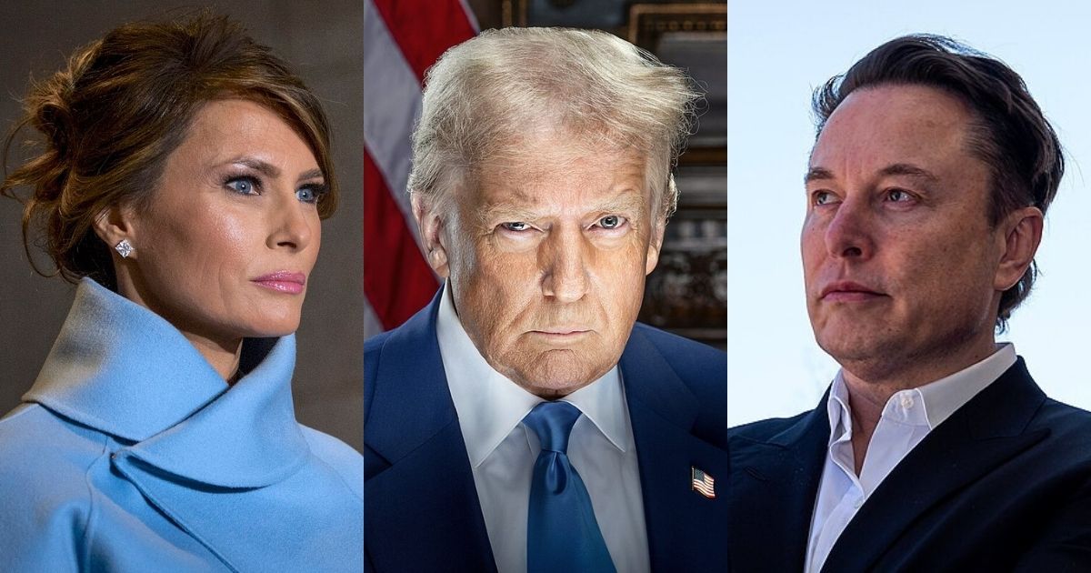 Melania Trump, Donald Trump and Elon Musk