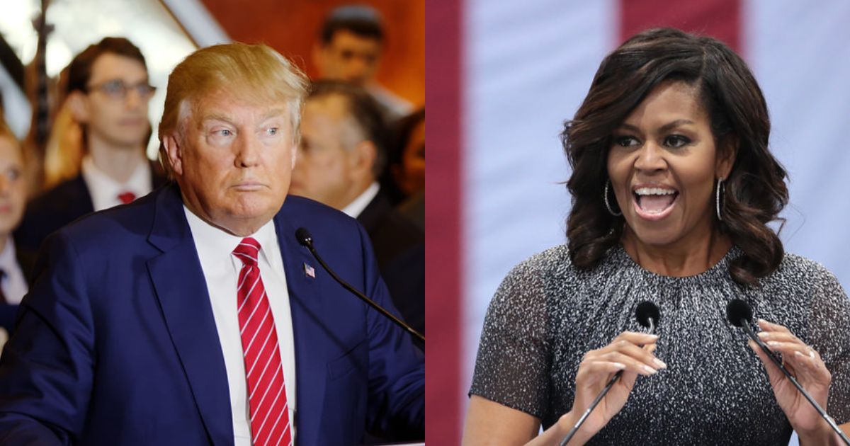 Donald Trump and Michelle Obama
