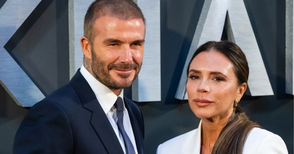 David Beckham and Victoria