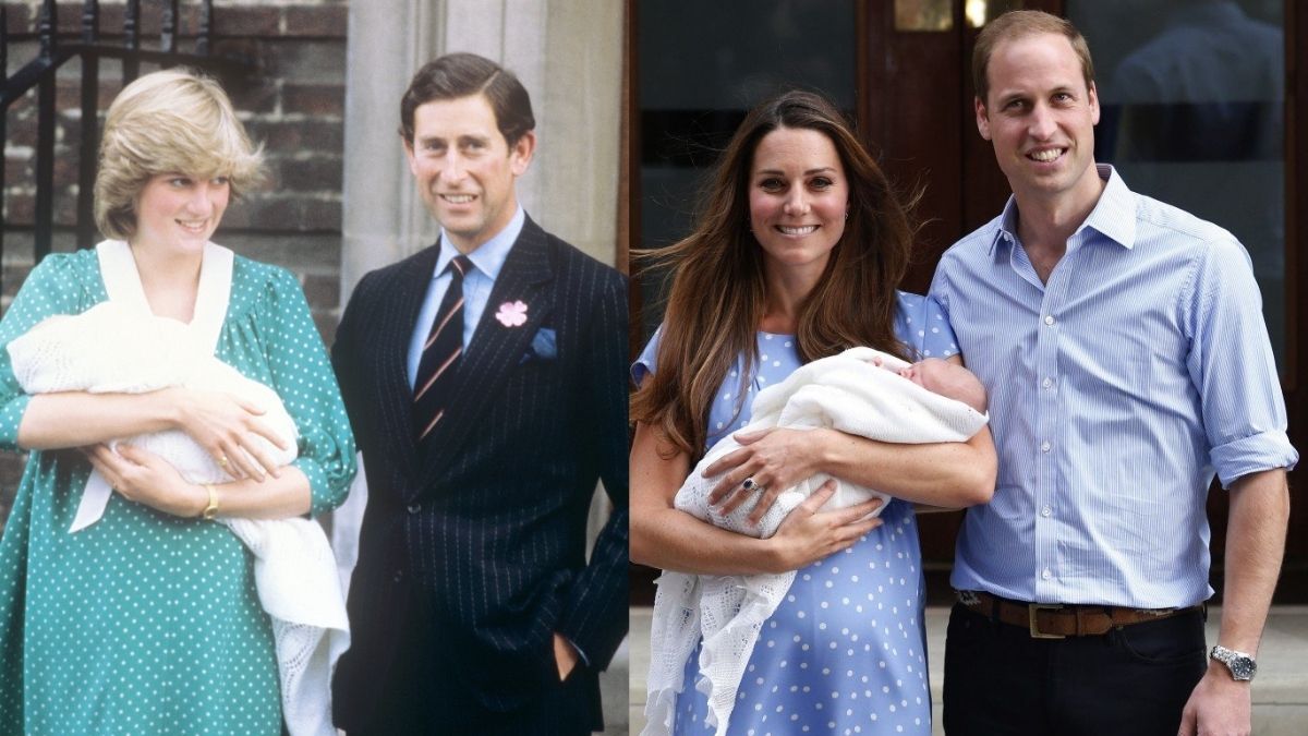 Princess Diana and Princess Kate