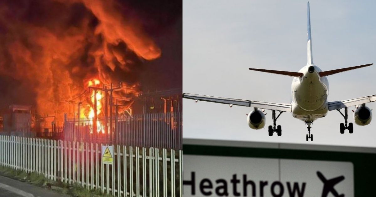 fire at heathrow airport