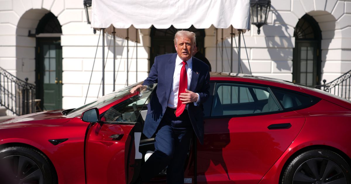 Donald Trump's tesla