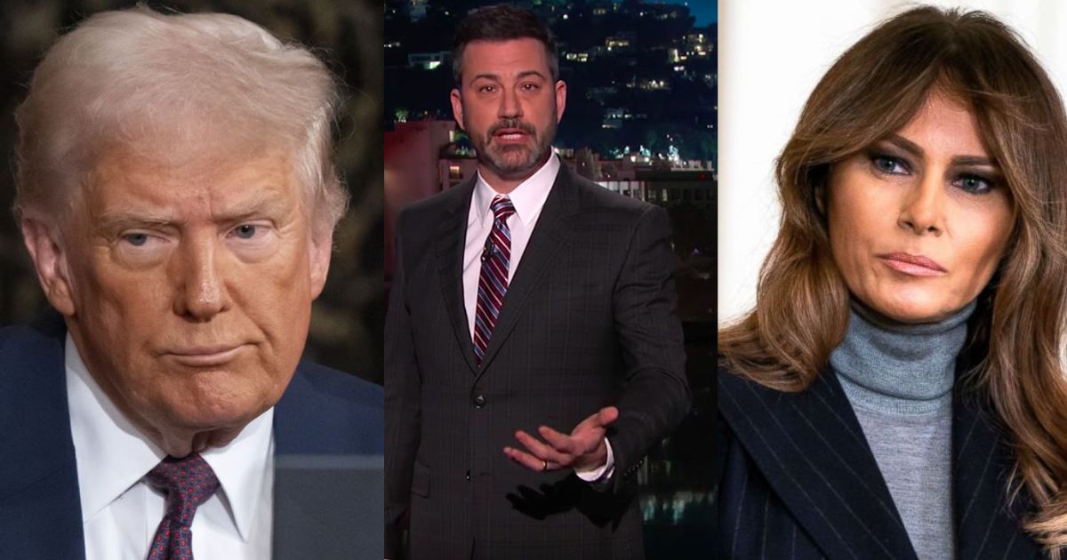 Donald Trump, Jimmy Kimmel, Melania Trump