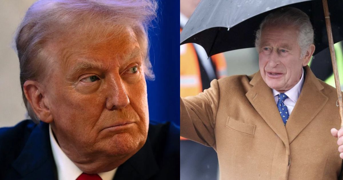 Donald Trump and King Charles in Frames.