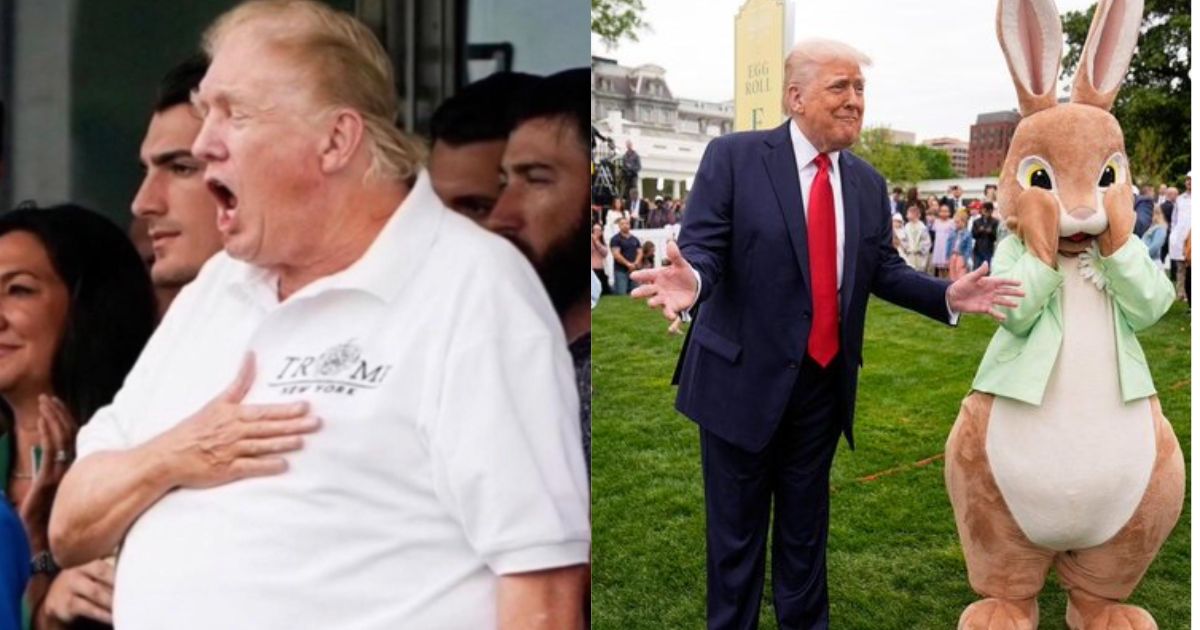 Donald Trump (before and after weight loss) (Instagram | @franstrine) and (The Independent|X)
