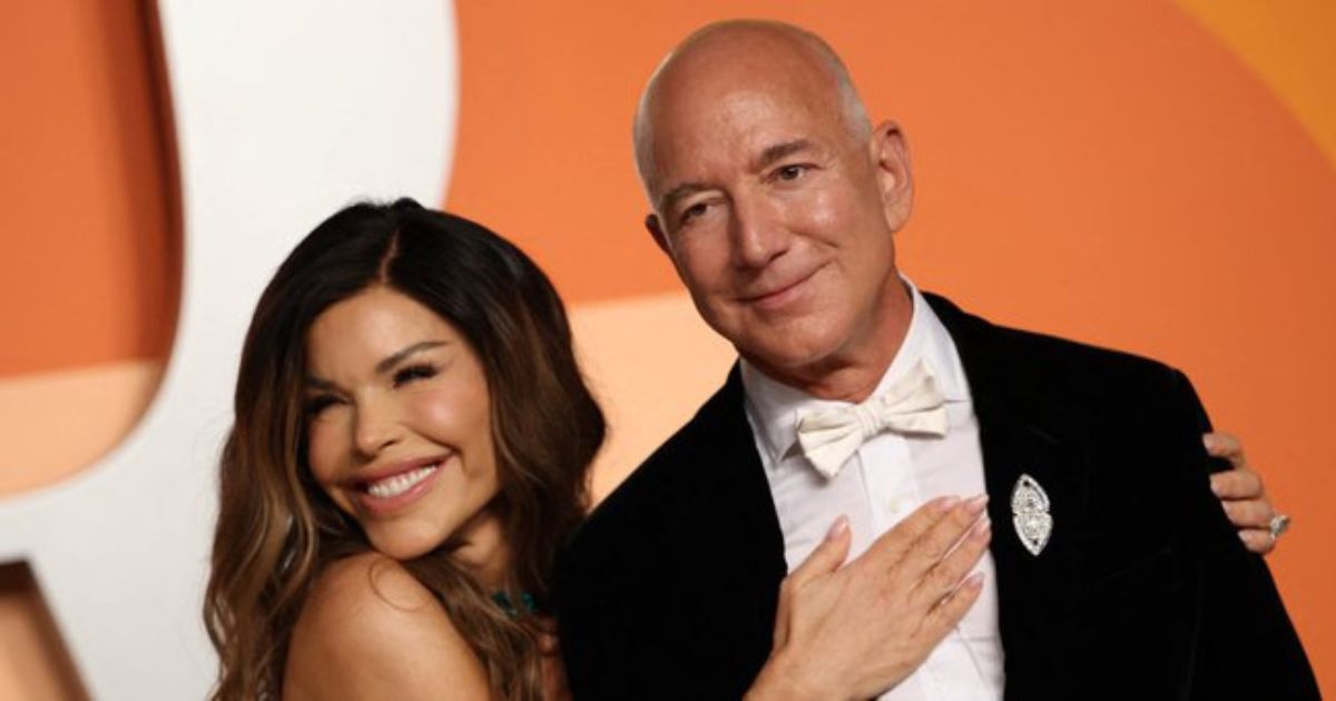Lauren Sanchez and Jeff Bezos