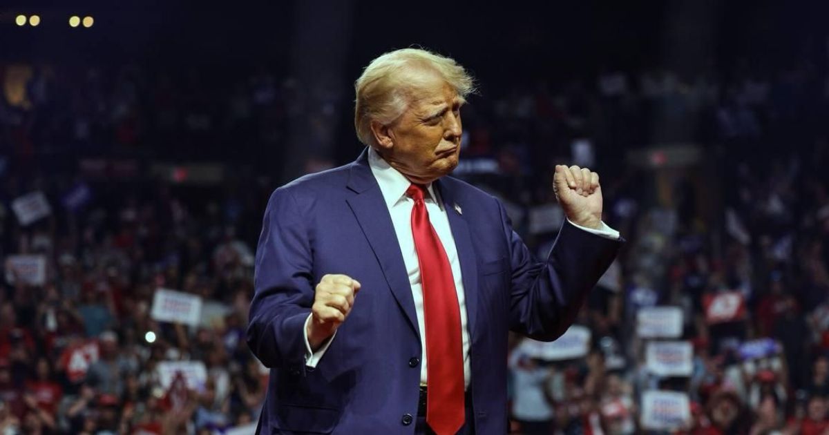 Trump Brings Back His Iconic Dance to Celebrate 100 Days In Office