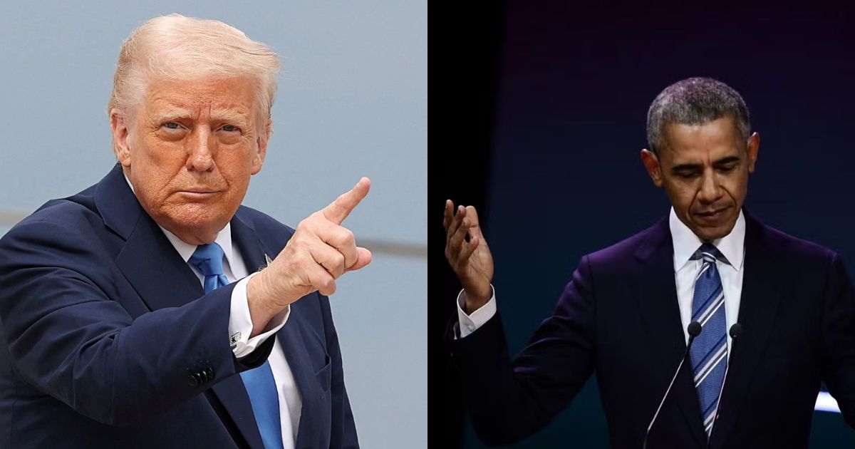 Trump Replaces Obamas Portrait in White House with Painting of Himself