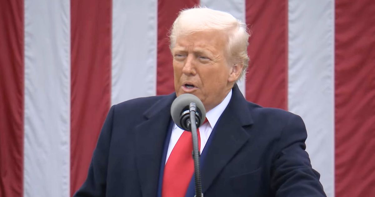 Trump at the Liberation Day Speech on April 2nd