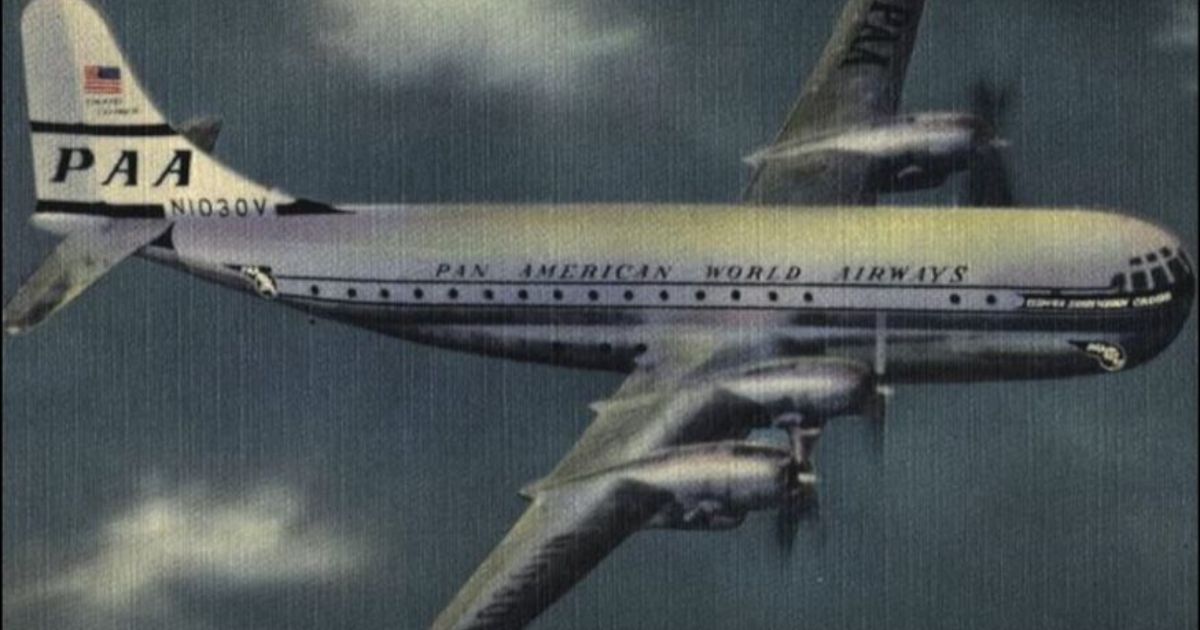 Pan Am flight 7 crashed into the Pacific ocean on November 8, 1957