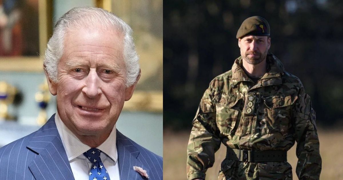 King Charles and prince William