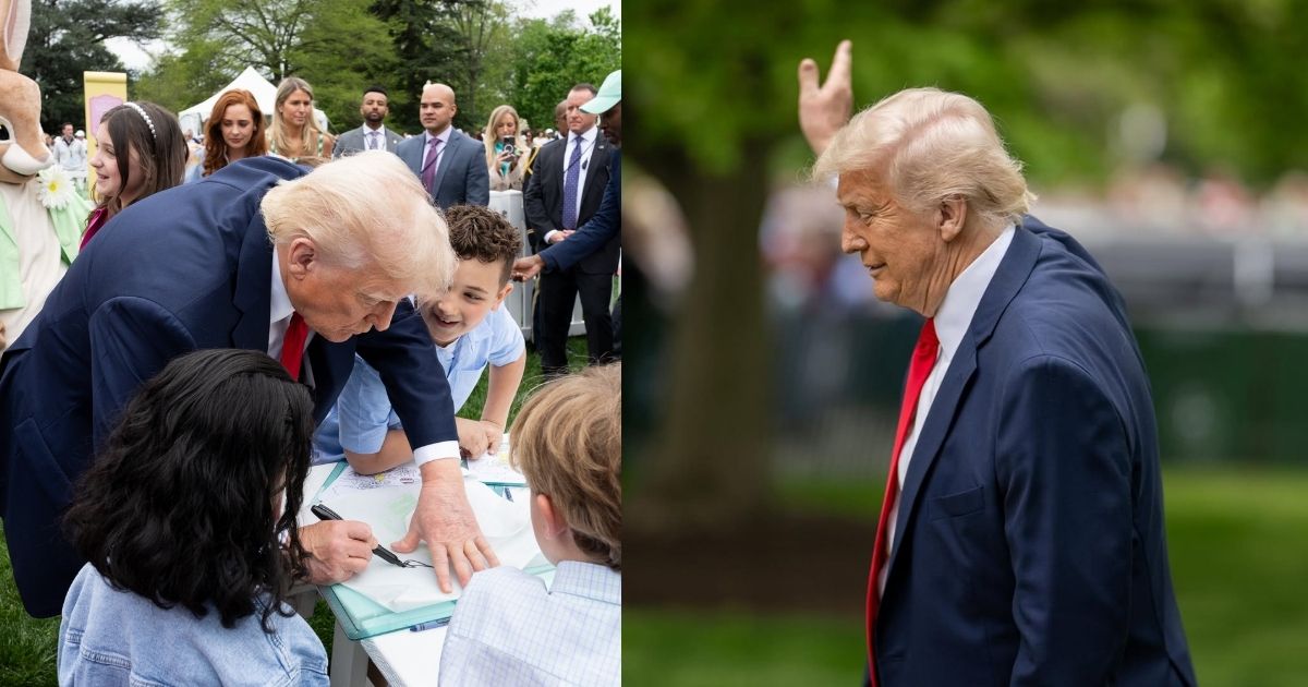 Donald trump on easter