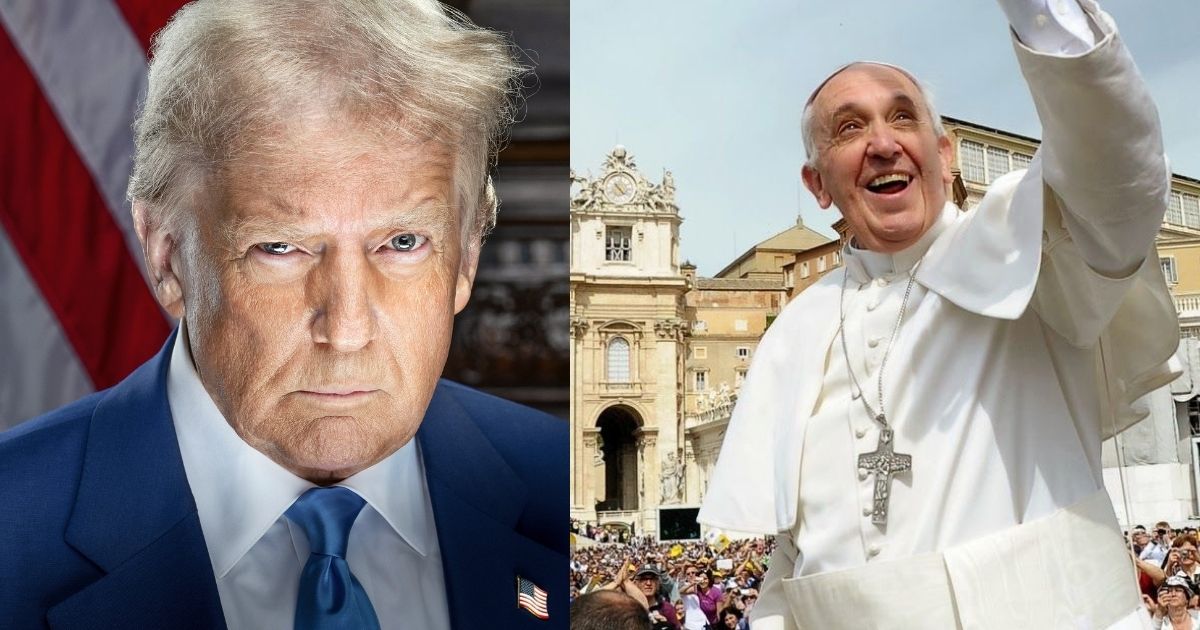 donald trump and pope