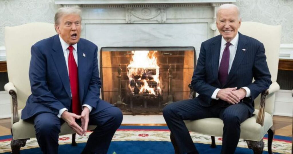 Donald Trump and Joe Biden