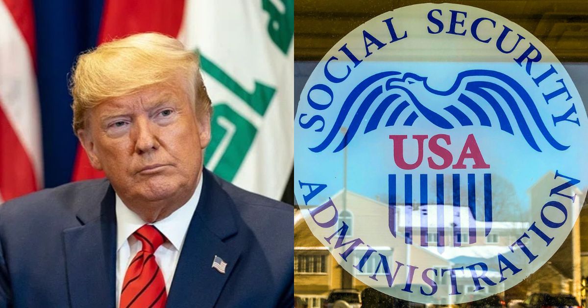 Donald Trump (Image Source: rawpixel.com / National Archives and Records Administration) and Social Security Administration(uploaded by Timothy Valentine—via Flickr)