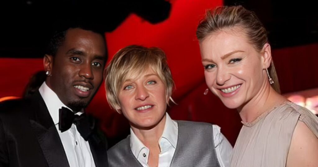 Ellen DeGeneres and Her Wife Portia With Sean Diddy Combs
