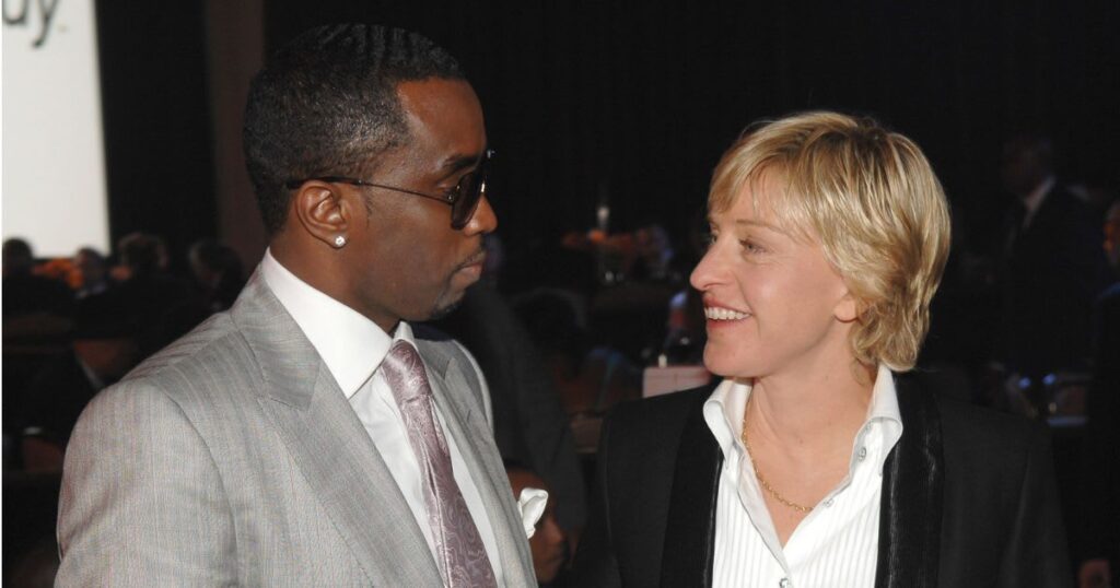 Ellen DeGeneres with Diddy